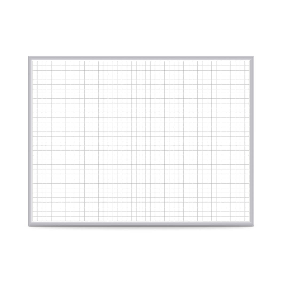 Ghent GRPM321G-48 1 x 1 in. Grid Magnetic Whiteboard, 4 x 8 ft.