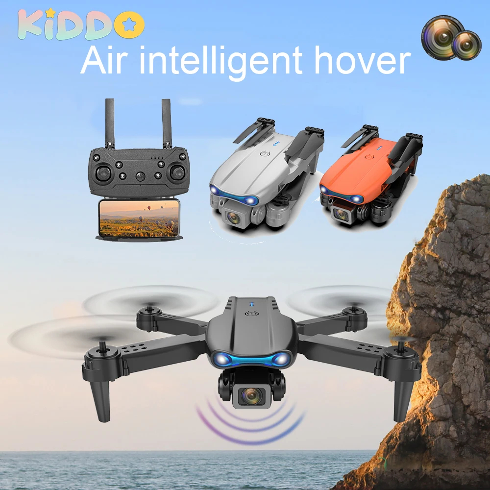NM58342   K3 Mini RC Drone with 4K HD Dual Camera FPV 6 Axis Foldable Quadcopter Remote Control Aircraft Childrens Day Gifts - Multi Color -  UNO1RC