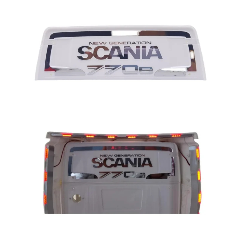 NM58498 Paste Back Front Stickers Decoration Parts for 1 by 14 Tamiya Truck Tractor Scania 56368 770s DIY RC Cars Tamiya Lesu Part