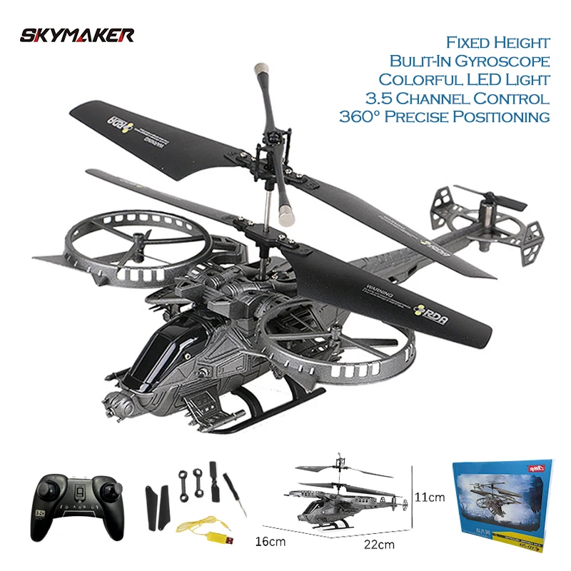 NM58506 Arrival YD713 RC Helicopter 3.5 Channel 2.4G Fixed Height Precision Gyroscope Drop Resistance RC DroneToys Gift for Kids