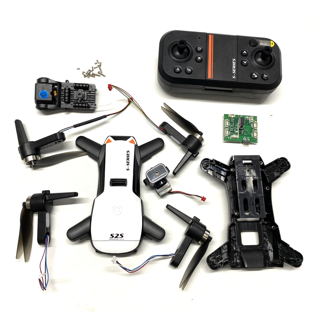 NM58595 Max Brushless Motor UAV RC Drone Arms Propellers Whole Parts S2S Quadcopter Receiver Controller HD 6K Camera Accessories