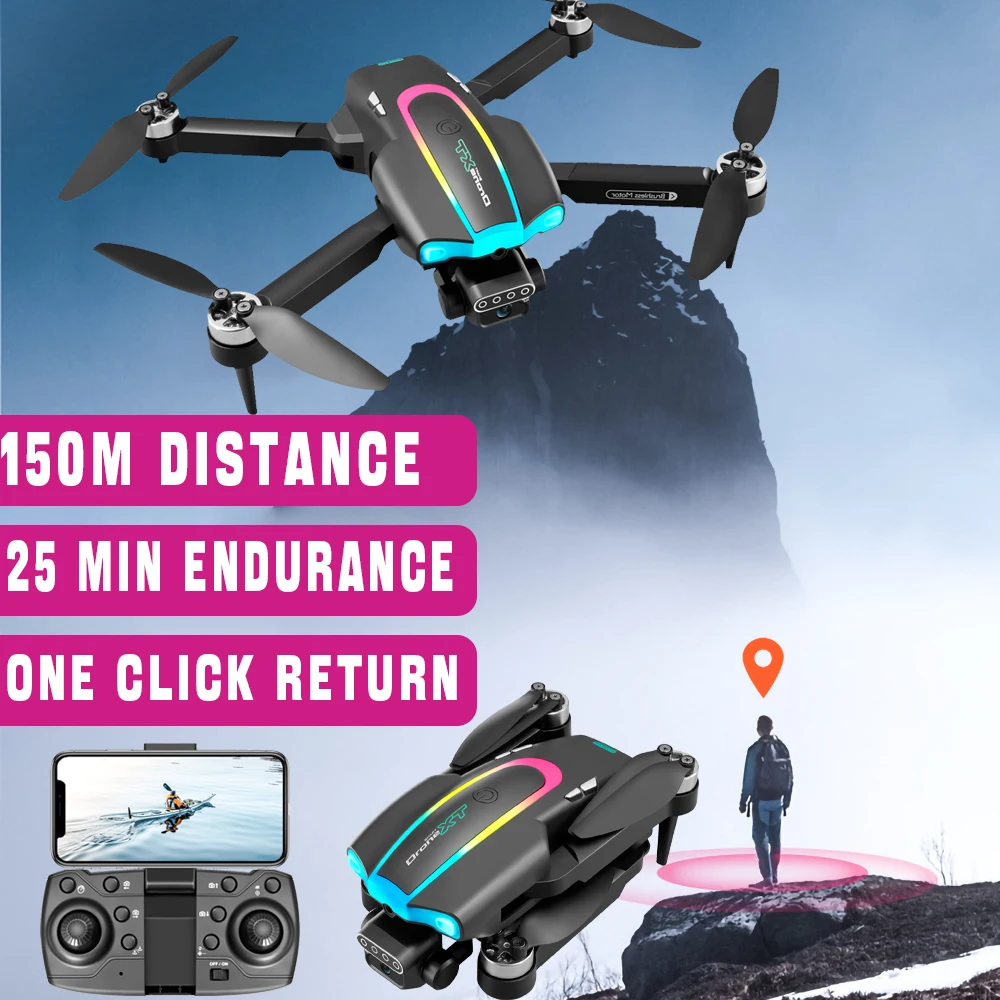 NM58616 8K Automatic Obstacle Avoidance Drone with Camera Dual Camera Drone Remote Control Drone Optical Flow Positioning Drone