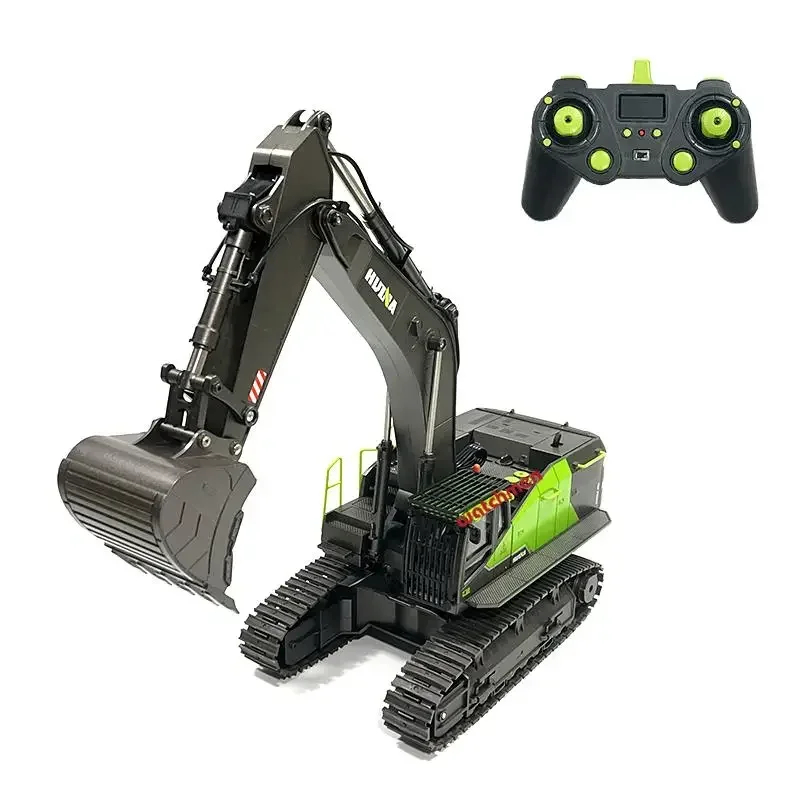 NM62031 Excavator 22CH RC Truck 1 by 14 Remote Control Engineering Vehicle Model for Boys Huina 593 1593 Car Toys Christmas Gifts