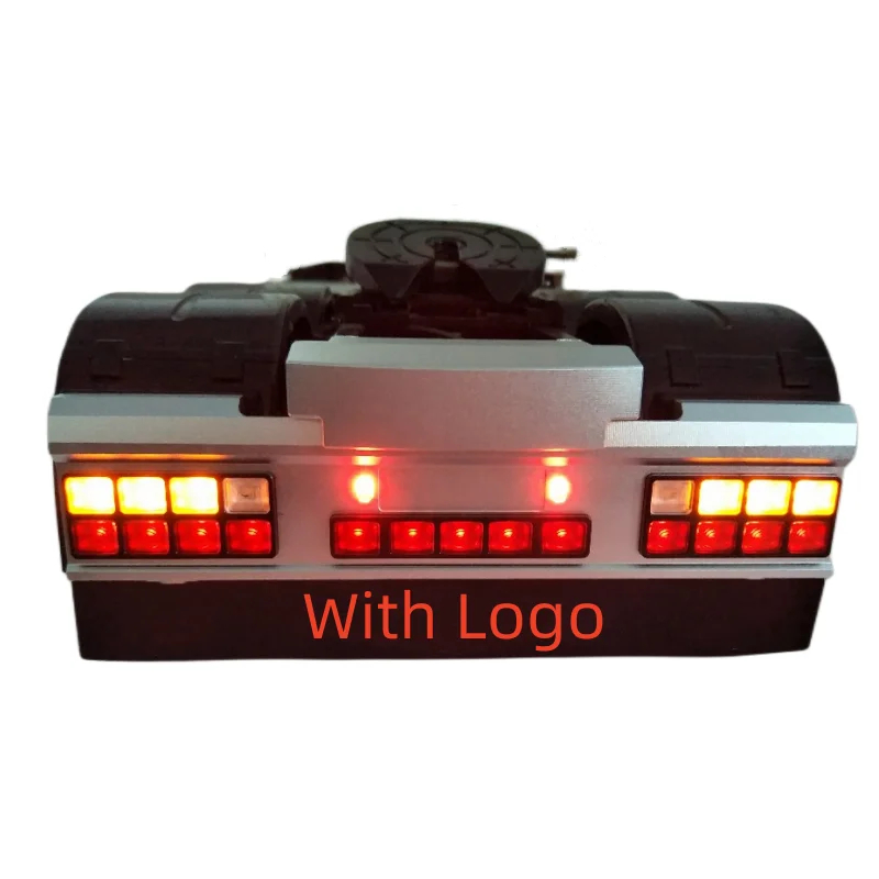 NM61884 LED Tail Light Group System with Mudguard LOGO Lamp for 1 by 14 Tamiya RC Truck Trailer Scania Actros Man Volvo Upgrade Parts