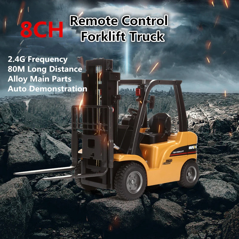 NM62314 For Klift Alloy Metal Plastic 1-10 2.4G 8CH M-Power Remote Control RC Monster Car Vehicle Multi-Players Toy RC Tractor Trucks