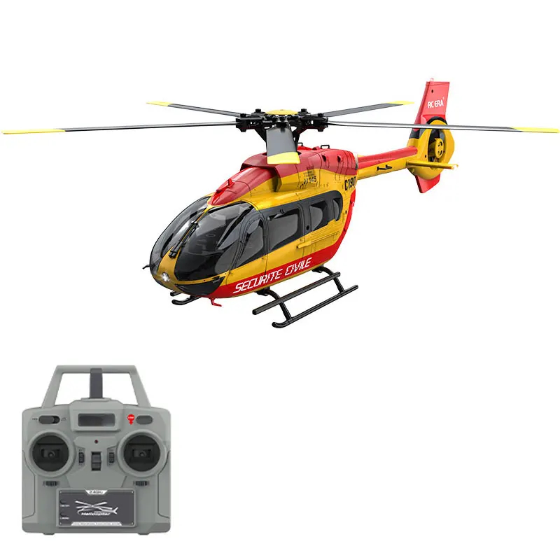 NM62452 Control Helicopter H-145 6 Channel Dual Brushless Single Propeller Flybarless Optical Flow Positioning Aircraft RC Toy