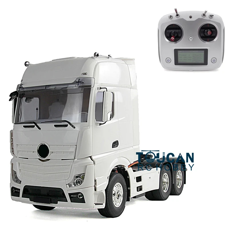 NM62476 3Axles Hightop 1 by 14 RC Tractor Truck Remote Control Construction Vehicles Outdoor Toys for Boys Trailer Model TH01015 -  UNO1RC