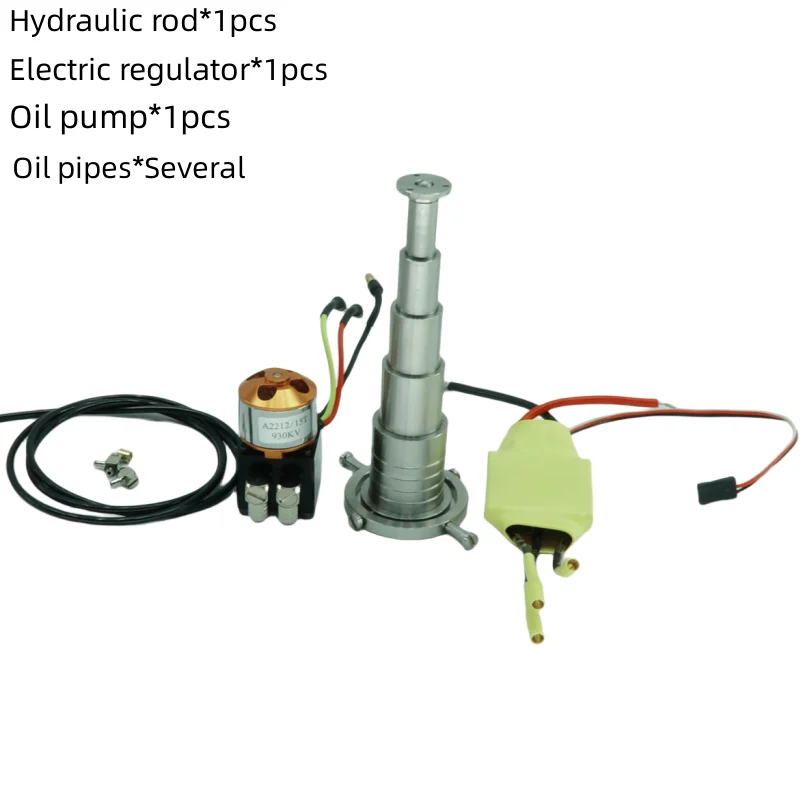 NM62546 1 by 14 Tamiya RC Truck Hydraulic Self Unloading System Multi-stage Oil Rod Electrical Regulation Oil Pump Tractor for Scania