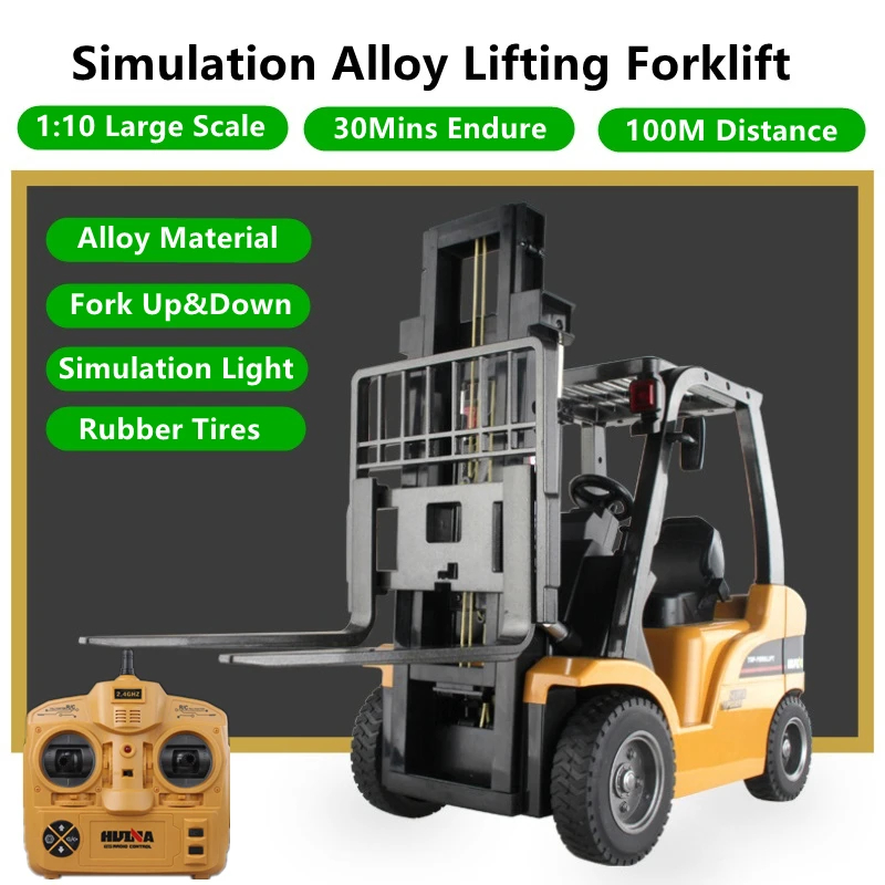 NM62604 Scale Simulation for Klift Truck 360 Deg Rotation for K Lifting Function 30Mins Playing Time Electric Children 100M RC Toy