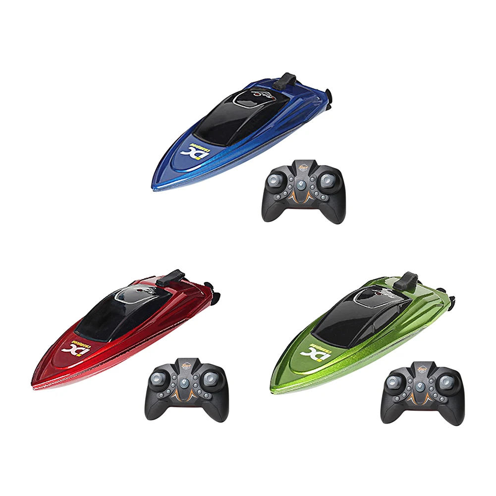 NM58644 RC Speed Boat High Speed LED Lamp Waterproof Electric Remote Control Ship Remote Control Toys for Children - Multi Color