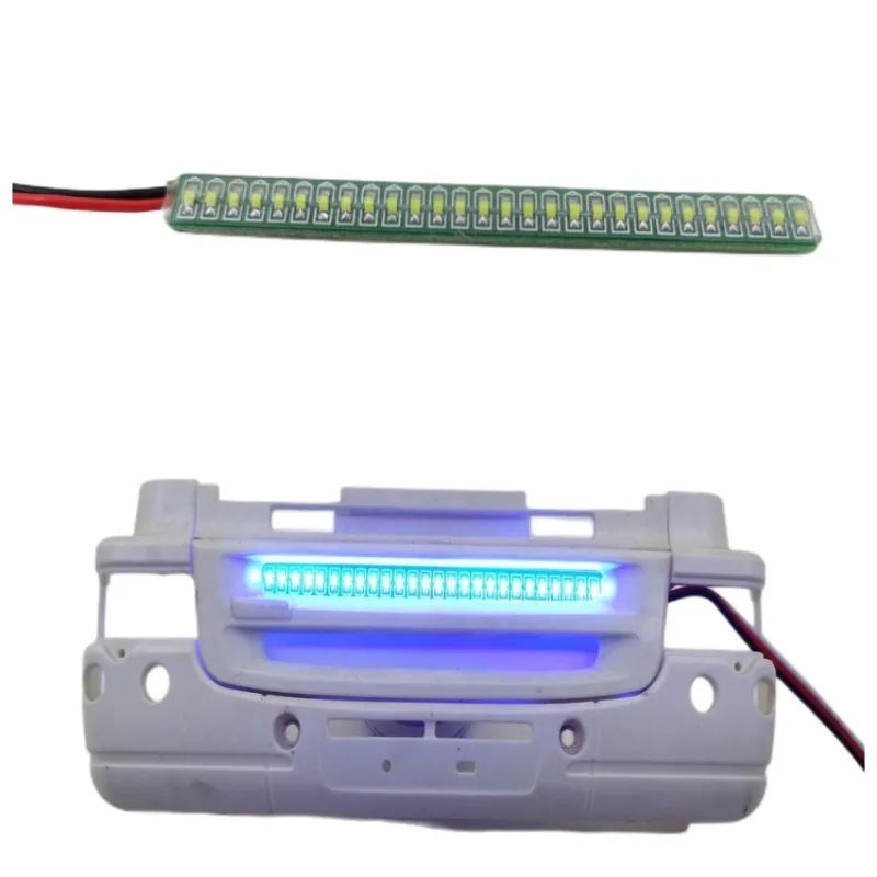 NM58761 Flash Modes Intake Hood Lamp Controller Strip Light for Tamiya 1 by 14 RC Truck Tractor Scania Man Upgrade Accessories - Multi Color