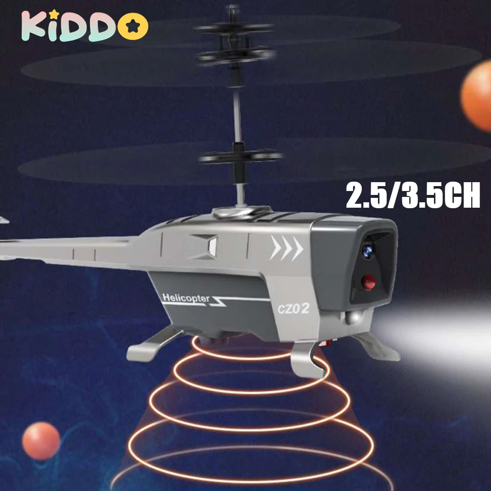 NM59005 Helicopter 3.5CH 2.5CH Obstacle Avoidance Remote Control Helicopters USB RC Drone Plane Aircraft Toys for Boys Birthday Gifts - Multi Color