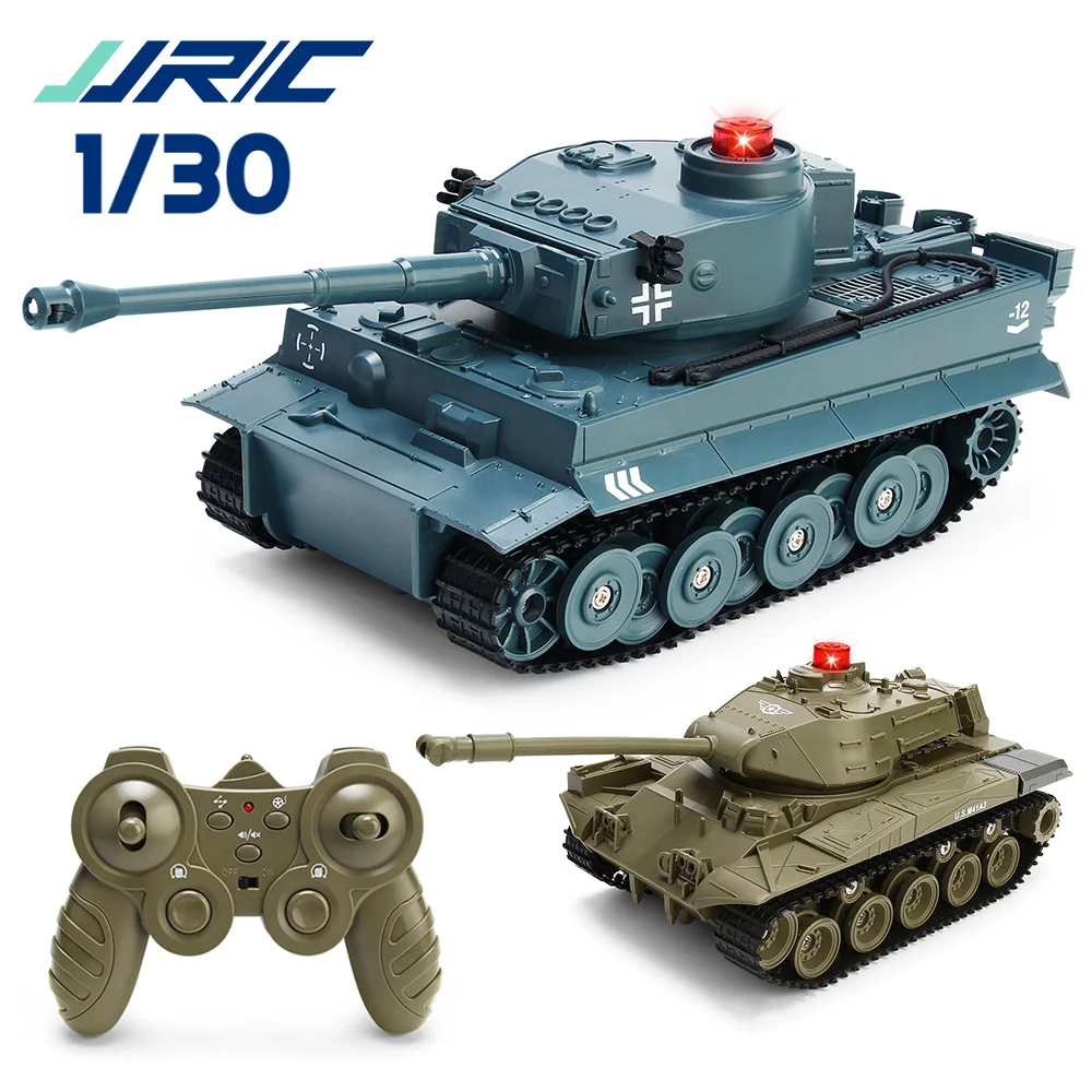 NM58797 Q85 RC Tank Model 1 by 30 2.4G Remote Control Crawler Tank Sound Effects War Military Battle Tank RC Car Toy for Boys Kid Gift