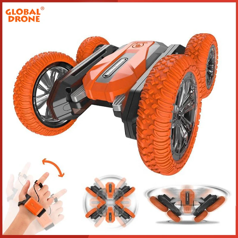 NM58837 Racing 360 Rolling Spinning Hand Gesture Sensing RC Stunt Car Kids Toy with Remote Control RC Cars for Adults Toy Cars