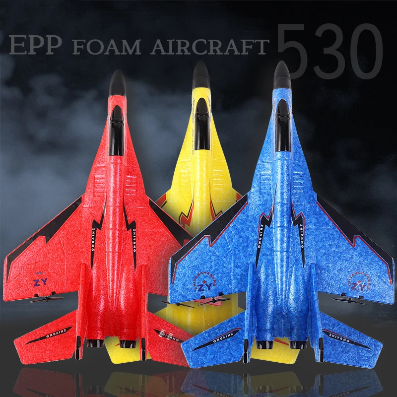NM58944 RC Plane 2.4G Glider with Light Fixed Wing Hand Throwing EPP Foam MIG 530pro RC Airplane Kids Toys Aircraft RTF Gifts