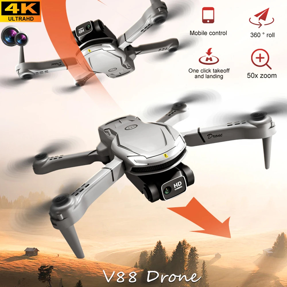 NM58963 Professional Drone 4K Camera High-Definition 1080P GPS Foldable Quadcopter Wi-Fi RC Helicopter Intelligent Hovering Drone Toy