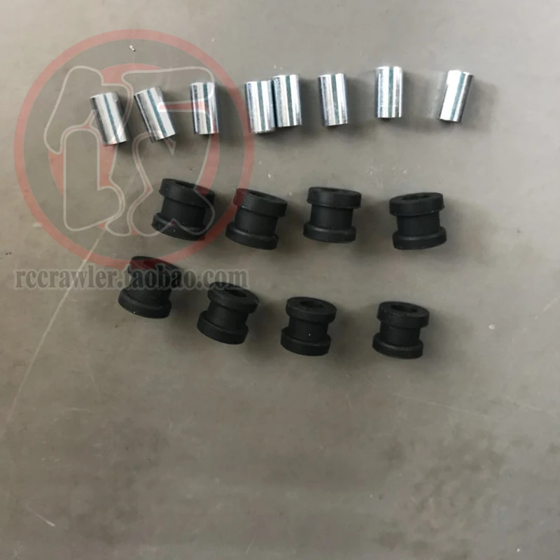 NM59001 Scale Capo JK Max Wrangler Ball Head Silicone Cover RC Crawler Truck Model Option Parts, Pack of 8