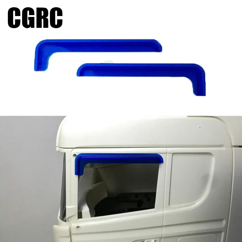 NM59011 RC Car Acrylic Window Cover Rain Sun Visor for 1 by 14 Tamiya RC Truck Scania 620 56323 730 470, Pack of 2