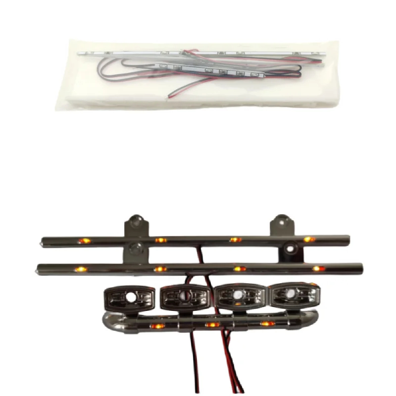 NM59403 Set LED Side Lamp Front Dome Light Bar for 1 by 14 TAMIYA Scania 770s 56368 RC Cars Accessories