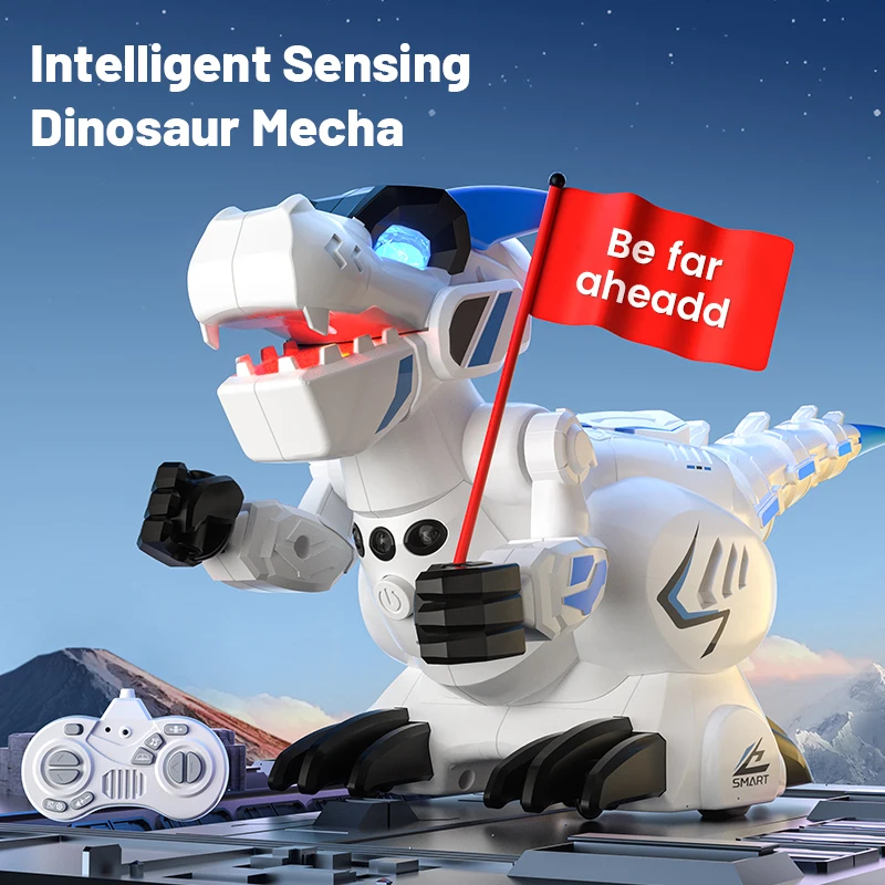 NM59417 R25 Intelligent Induction Remote Control Dinosaur Model Electric Robot Children Programming Science Education Toy Gift