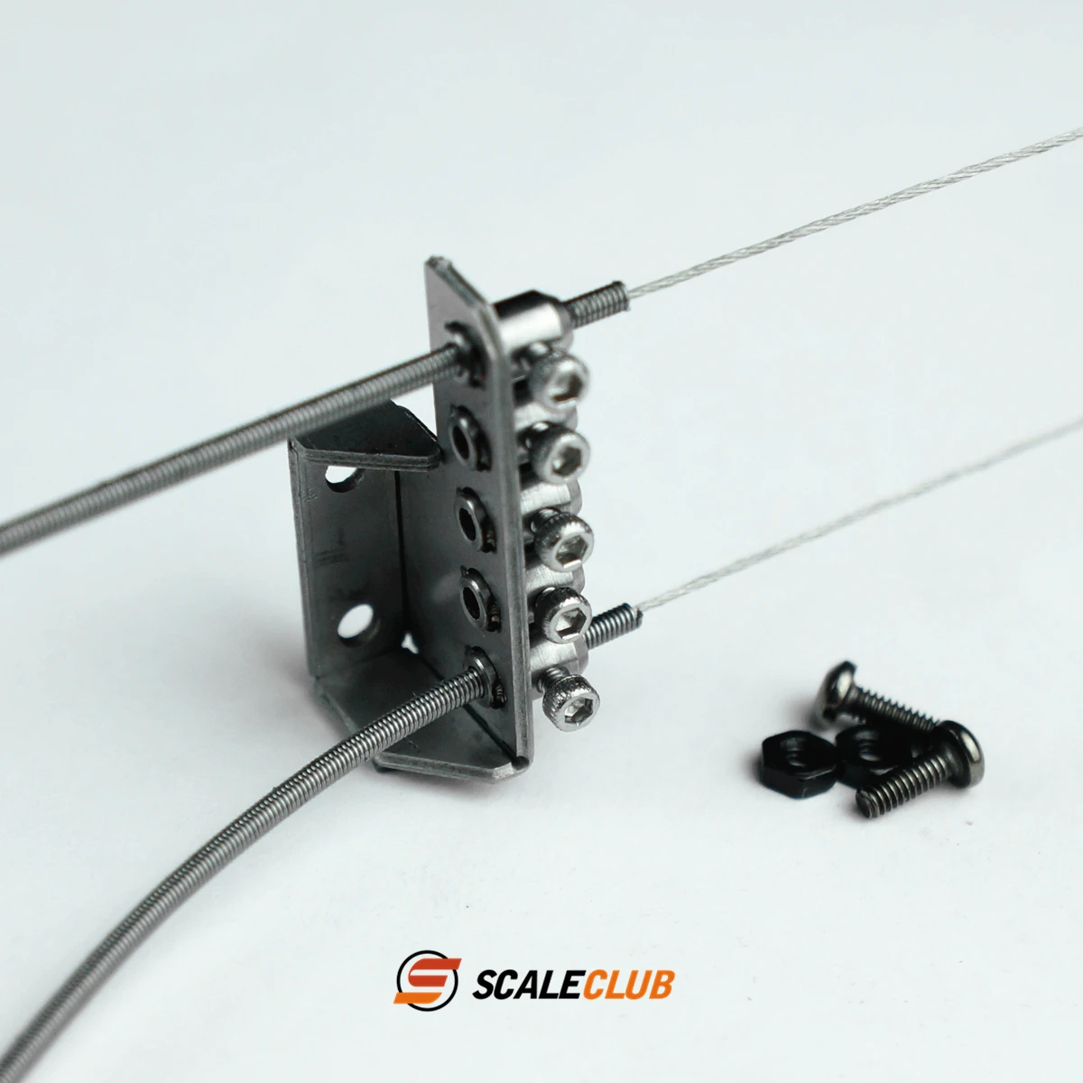 NM59456 Model Mud Head Trailer Climbing Off-Road Locking Bridge Line Fixed Seat Pull Cable for Tamiya Lesu RC Truck