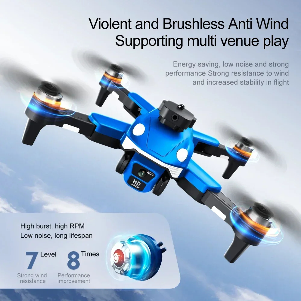 NM59982 Professional Foldable Quadcopter Aerial Drone S6 HD Camera GPS RC Helicopter FPV Wi-Fi Obstacle Avoidance Toy Gifts