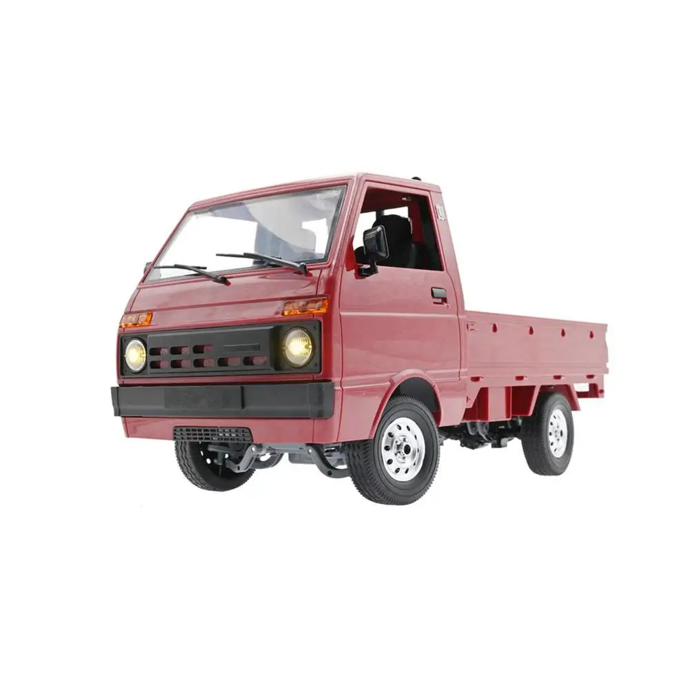 NM60019 1 by 10 Full Scale 2.4G Remote Control Car Rear Drive Single Row Cargo Vehicle RC Vehicle Toys for Gifts Collection - Red & White