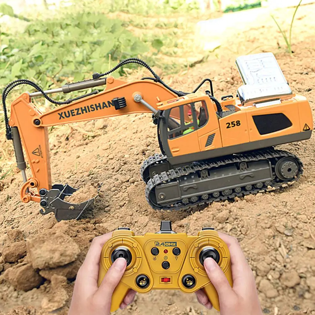 NM59808 Control Engineering Vehicle Model Dump Truck Excavator Bulldozer Crane RC Car for Boys Birthday Gifts