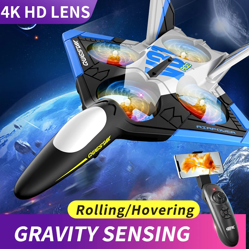 NM60033 Glider Plane Remote Control RC Airplane 2.4G Fighter Hobby Airplane EPP RC Drone with Camera Helicopter Kids Toys