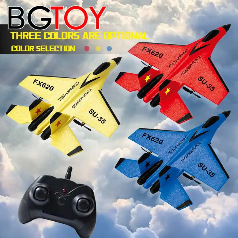 NM59807 2.4G RC Plane SU-35 Model Remote Control Combat Aircraft Simple Operation for Children Toys Gift Not Easily Damaged