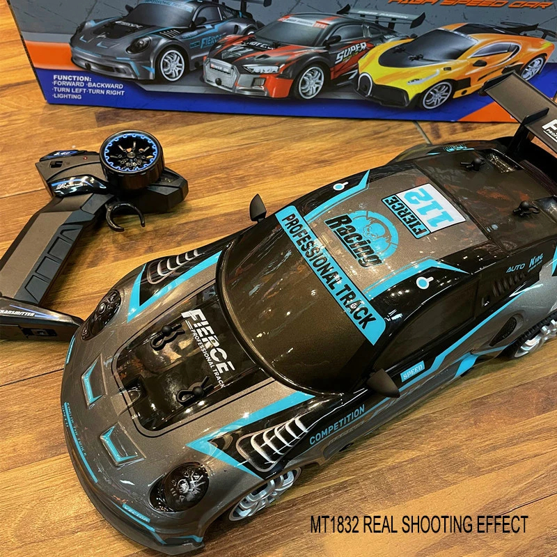 NM59909 Car 1-14 Stunt Drift Car Racing Sports High-Speed Remote Control Cars Light Sound Electric Car Driving PVC Toys for Boys