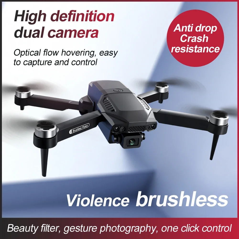 NM60220 Drone Wi-Fi FPV HD Aerial Photography Wide Angle Dual Camera Professional with 1080P Brushless RC Foldable Quadcopter -  UNO1RC