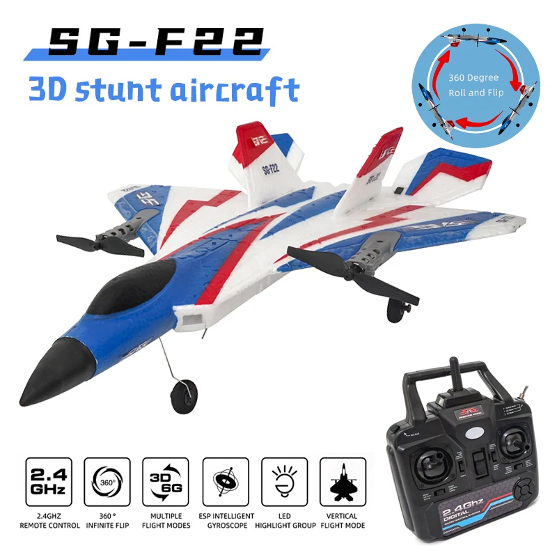 NM60763 RC Plane Stunts Plane 2.4G Radio Control Glider Remote Control 3D Plane Glider Airplane EPP Foam Boys Toys for Children