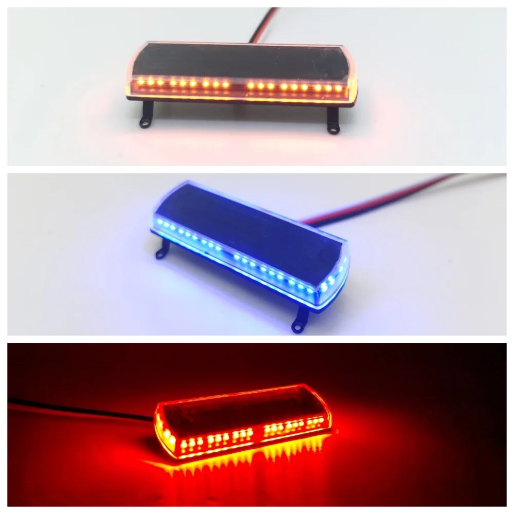 NM61038 Roof Flashing Warning Engineering Lights Lamp for 1 by 14 Tamiya 56357 Tractor Scania Truck Excavator RC Model Car Accessories