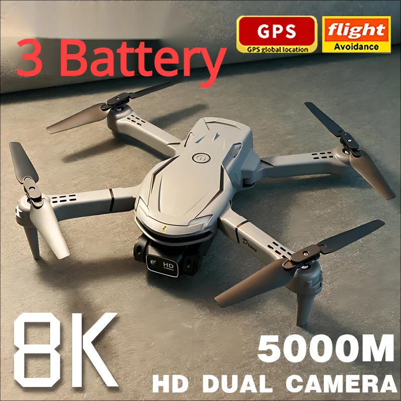 NM60910 Professional Drone 3 Battery High Definition Aerial Photography Dual Camera Obstacle Remote Control Folding Aircraft Gift