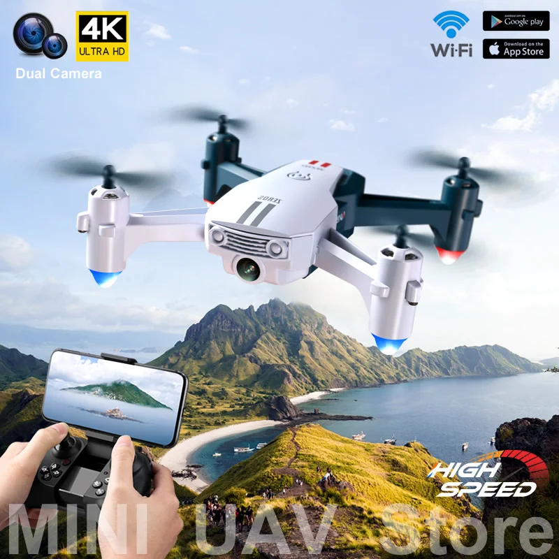 NM60900 Easy Fly RC Helicopters Racing Boy Toy Wi-Fi FPV Mini UAV Drone 4K HD Camera Aerial Photography Crossing Aircraft