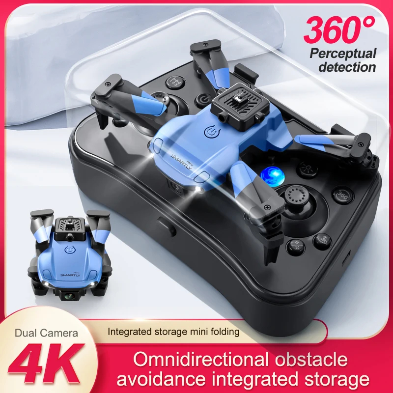 NM60916 Fly JHD V26 Drone 4K Camera 3 Way Obstacle Avoidance Optical Flow Positioning Foldable RC Quadcopter Boys Kids Gril Toy Gift