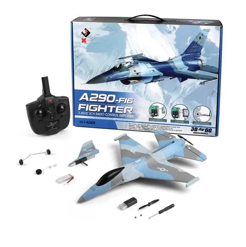 NM60968 452 mm XK A290 RC Airplane Remote Radio Control Model Aircraft 3CH 3D & 6G System Plane Epp Drone Wingspan Toys for Children