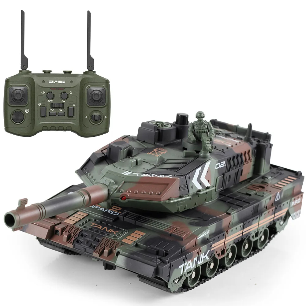 NM60533 Tracked Simulation Remote Control Tank Water Bomb Spray Remote Control Vehicle War Armored Vehicle Model Children Toy Gift