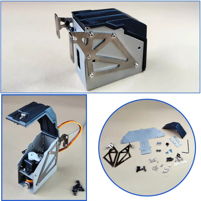 NM60553 Tank Differential Lock Control Box for 1 by 14 Tamiya RC Truck Car Scania Man Benz