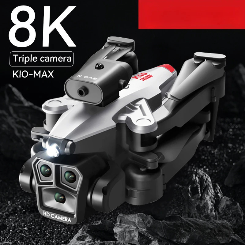 NM60585 Optical Flow Localization Four-Way Obstacle Avoidance 8K Professional with Three Camera Intelligent RC Drone