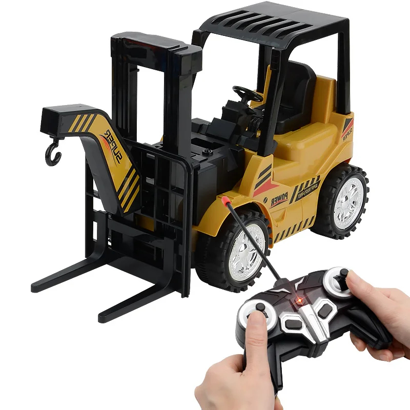NM60787 Scale RC for Lift Truck Simulation Crane RTR Engineering Vehicle Toys Children Music Remote Control Car Toy for Boy Gift
