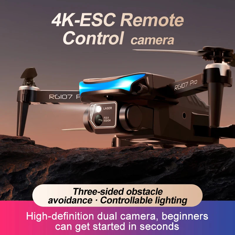 NM60795 Intelligent Obstacle Avoidance Drones with Camera HD 4K Drone 4k Professional RC Quadcopter Helicopter Toys for Boys