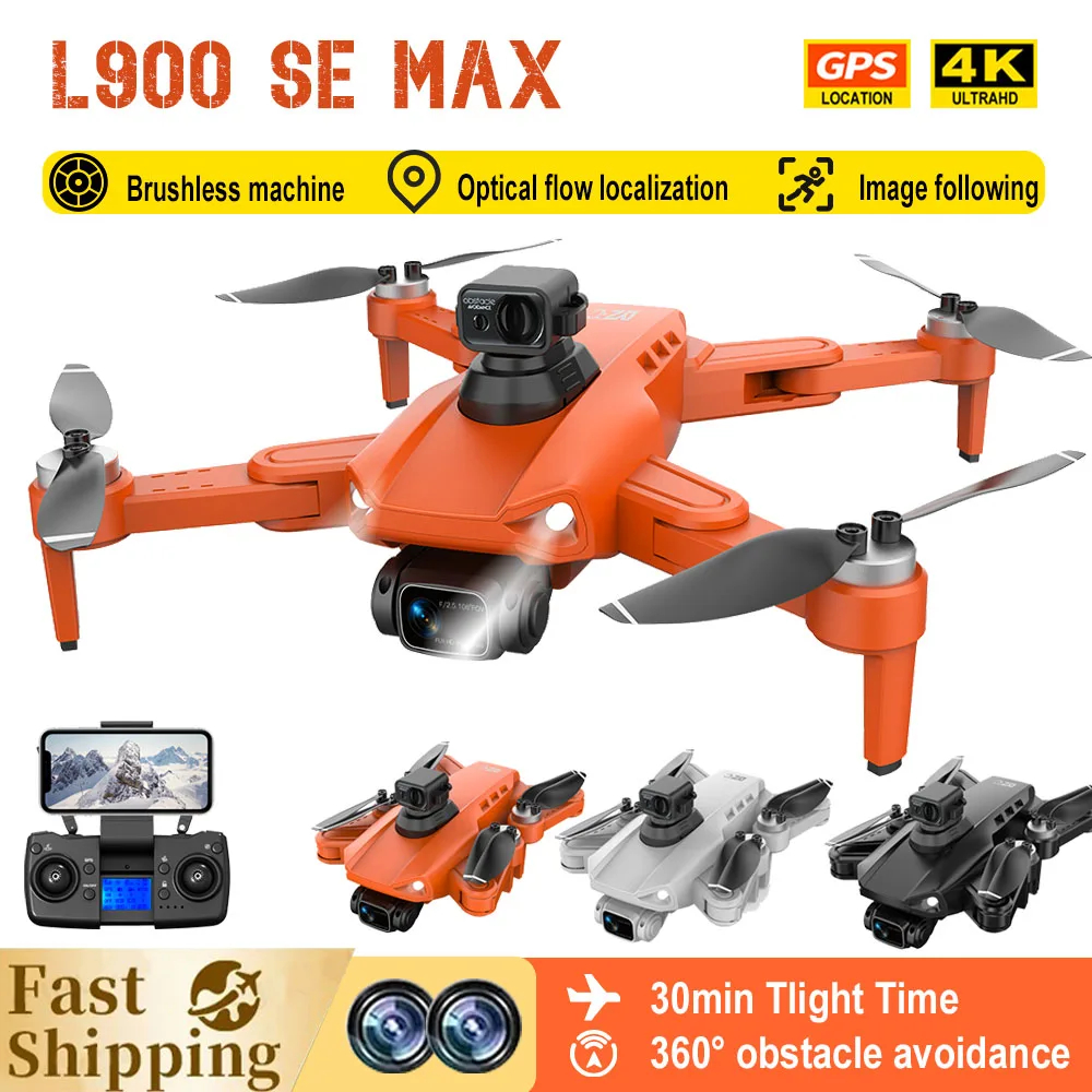 NM61458 SE Max Drone GPS 4K Wi-Fi FPV Dual Camera 360 Deg Obstacle Avoidance Drone Brushless Motor HD Image Transmission RC Aircraft Toy