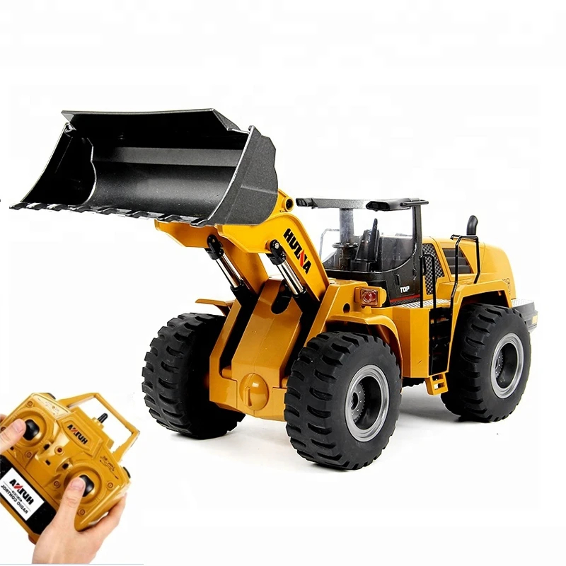 NM62499 583 1583 10 Channel 1-14 Remote Control Excavator RTR 2.4GHz Hobby Bulldozer Alloy Truck Boys Autos RC Hydraulic RC Toys