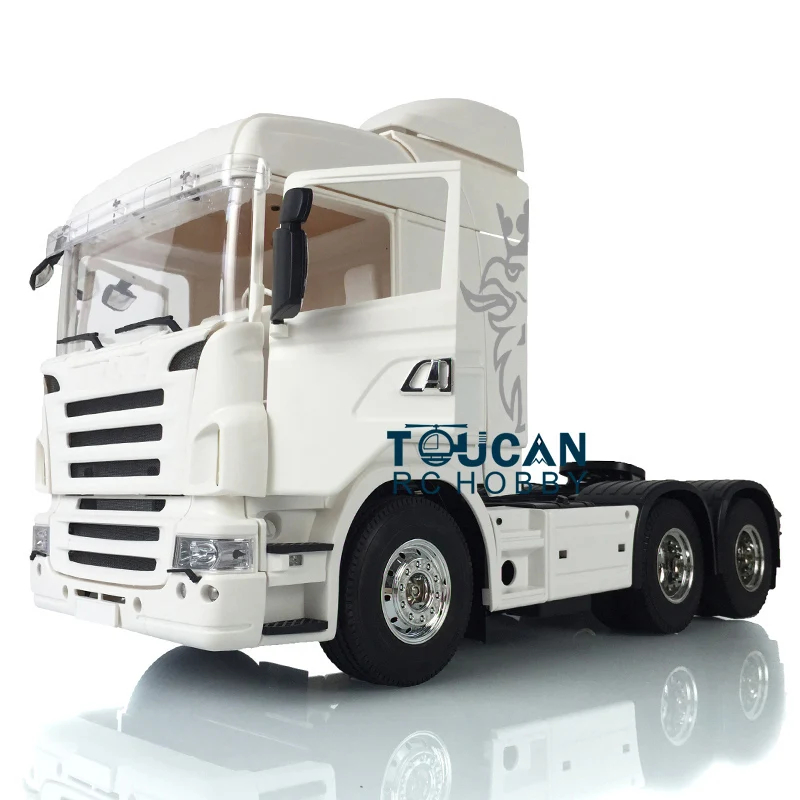 NM62558 3-Axle 1 by 14 Mid Top RC Tractor Truck Remote Control Car Construction Vehicles Outdoor Toy Gifts