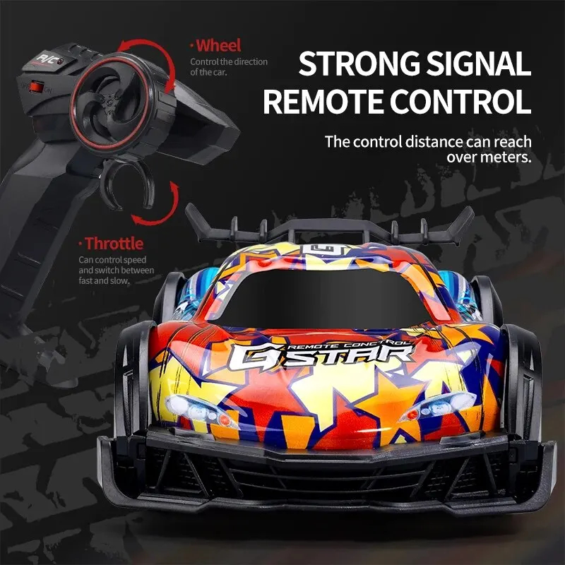NM58217 High Speed Drift RC Car 4WD Toy Remote Control Model GTR Vehicle Car RC Racing Cars Toys for Children Christmas Kids Gifts