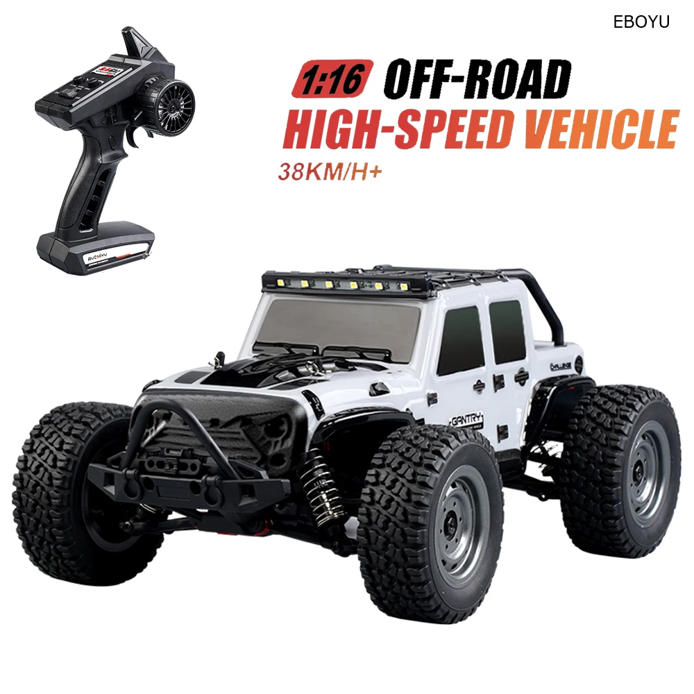 NM61718 16103 RC Car 1-16 Full Scale 2.4GHz 4WD Waterproof High-Speed Plus Off-Road Climbing RC Truck SUV Gift Toy for Kids