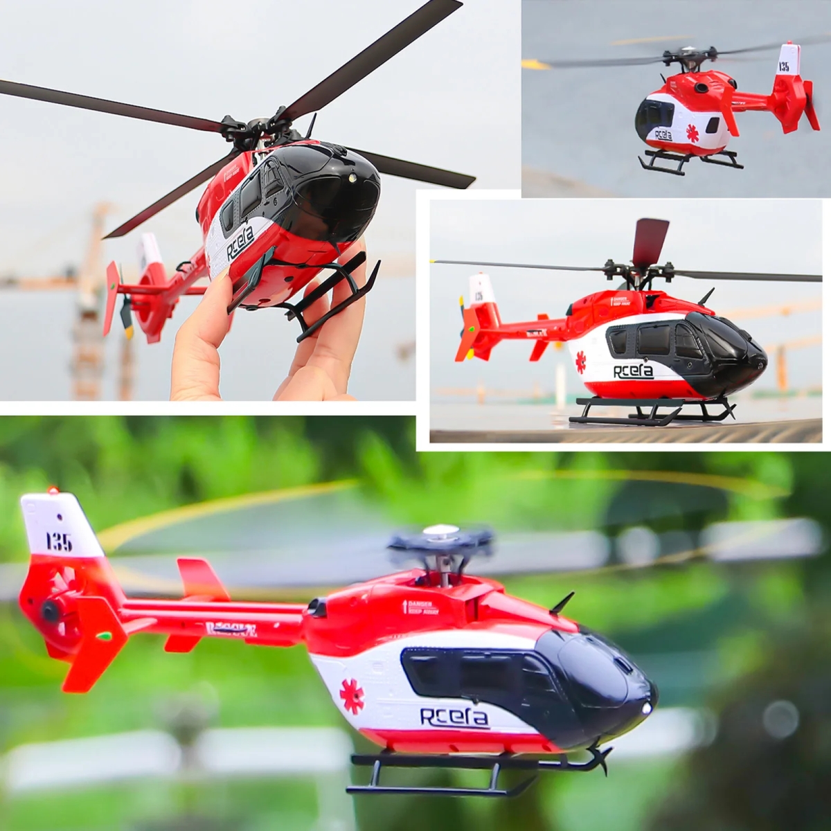 NM61796 Scaled 100 Size 4 Channels Gyro Stabilized RC Helicopter for Adults Professional Beginner Remote Control Hobby Toys