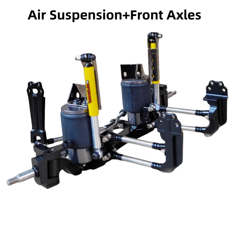 NM61810 1 by 14 Tractor Front Axle Shock Absorber Airbag Suspension Brake System 1-14 RC Truck Car